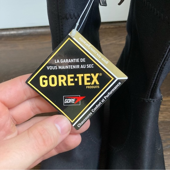 Ara Luftpolster Black GoreTex Rain Boots Women's Size 6 Waterproof Comfort - Picture 6 of 7